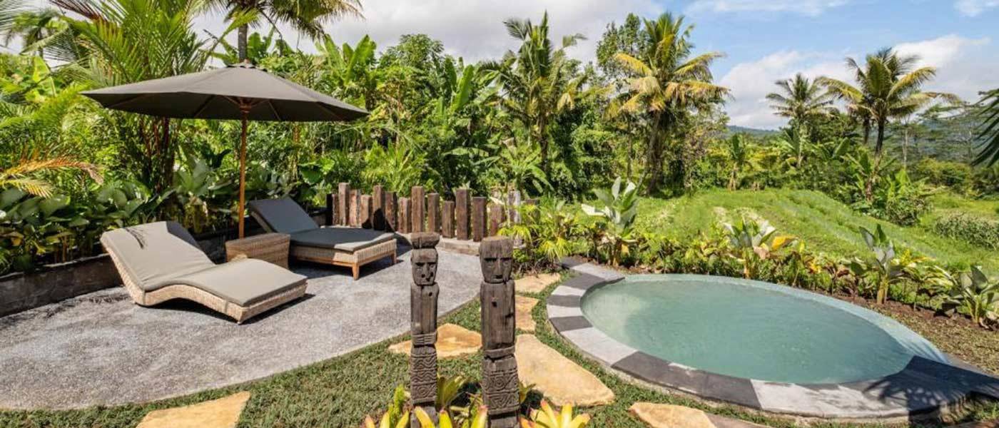 Beautiful view from Samanvaya in Bali Indonesia