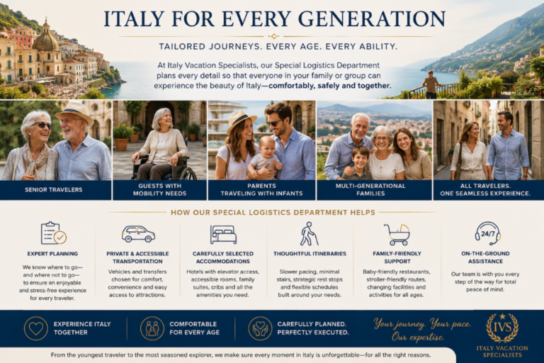 From Grandparents to Grandchildren—Beautifully Planned Italian Journeys