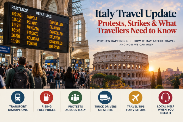 Italy Travel Alerts October 30 Strike, Rising Costs & What Travellers Need to Know
