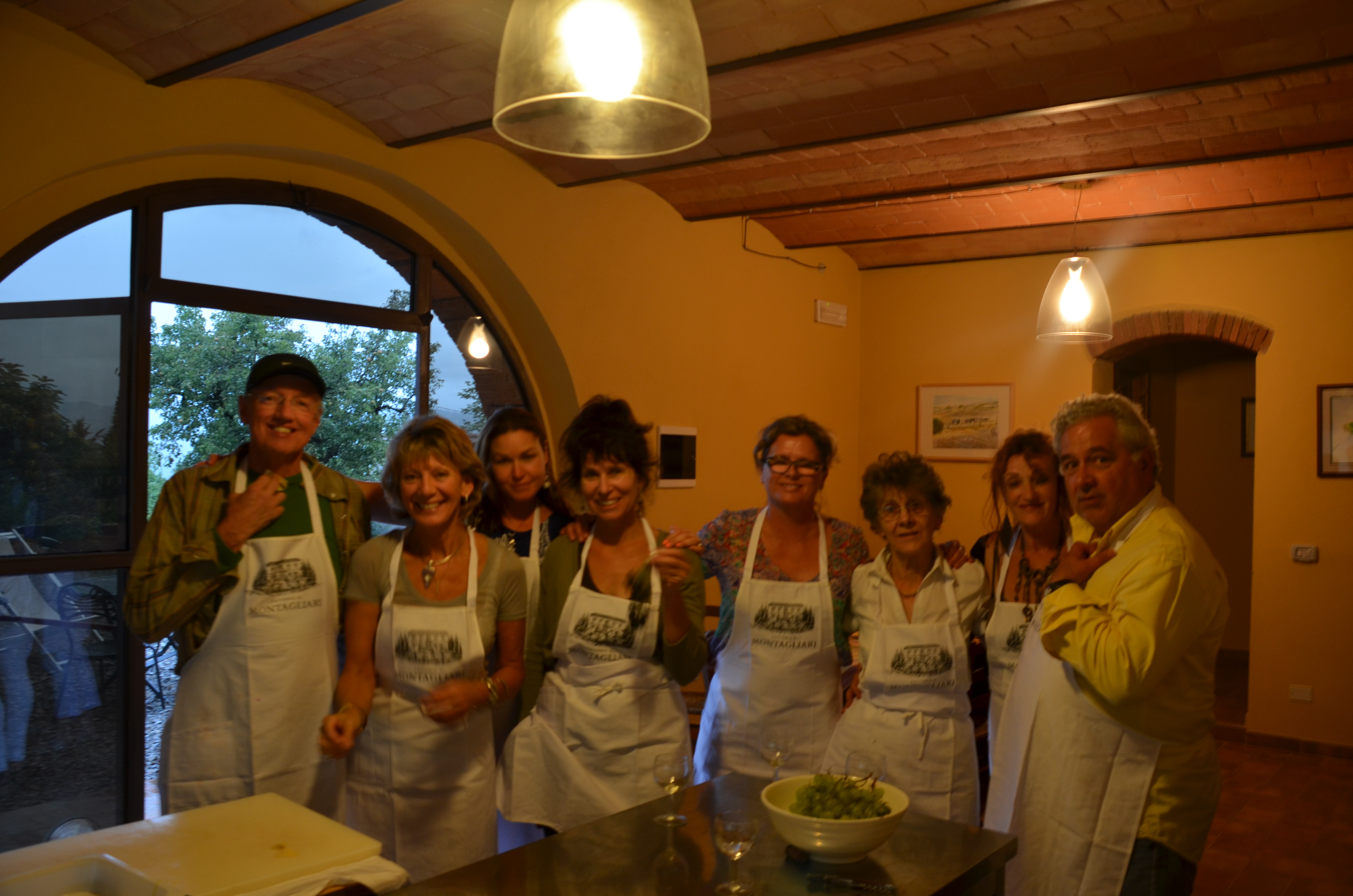 Travelers on an Italian escorted tour