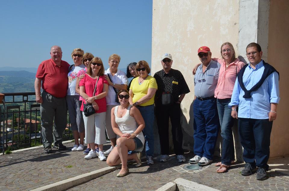 Maloney group trip in Italy