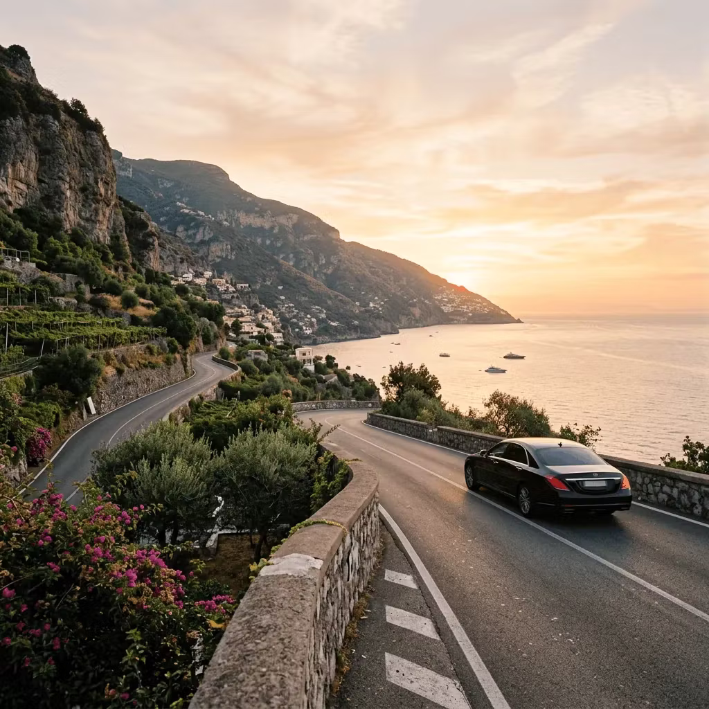 Private transfer Rome to Amalfi Coast