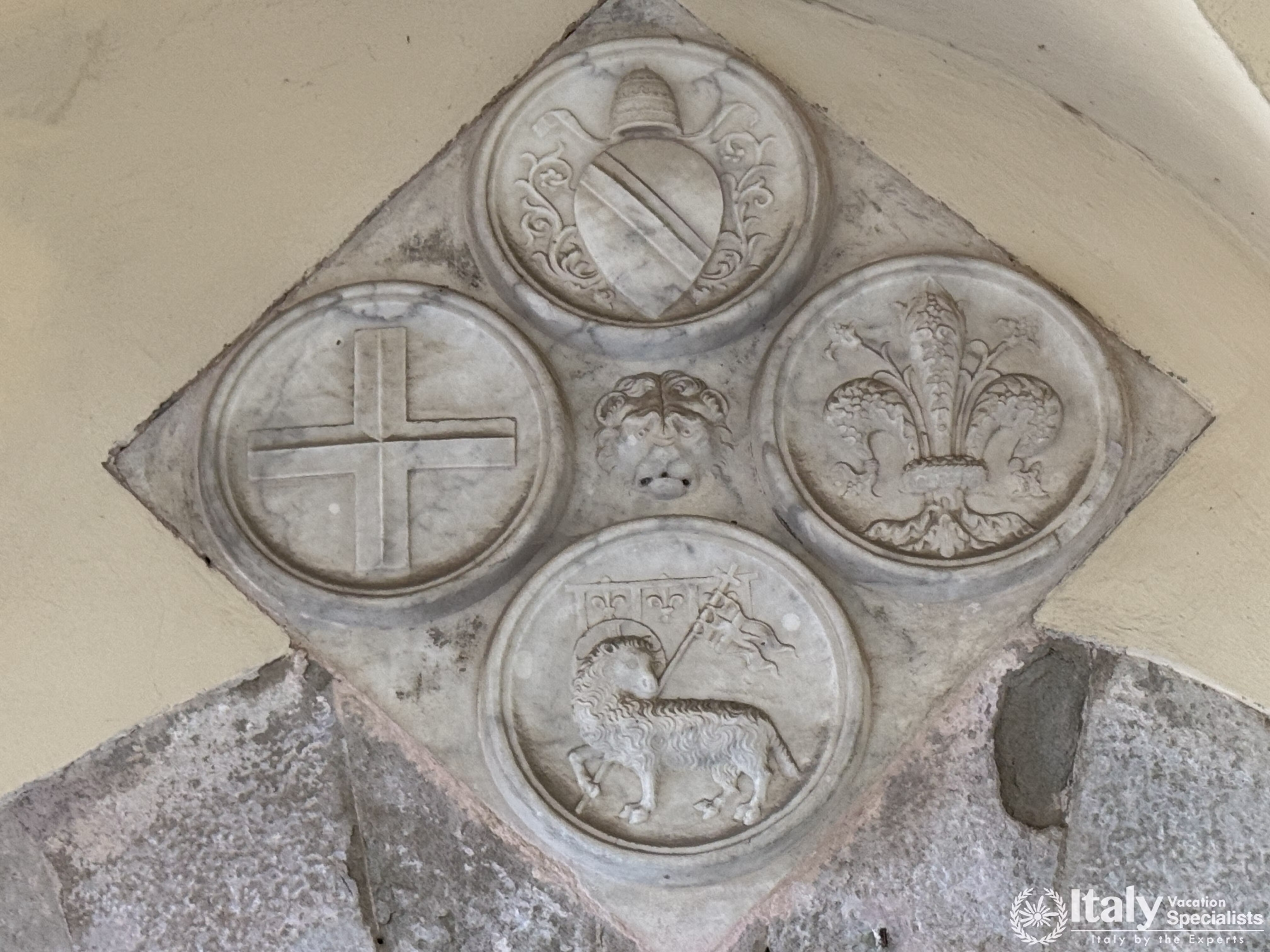 Carved Stone Reliefs at the Chiesa degli Angeli, La Verna