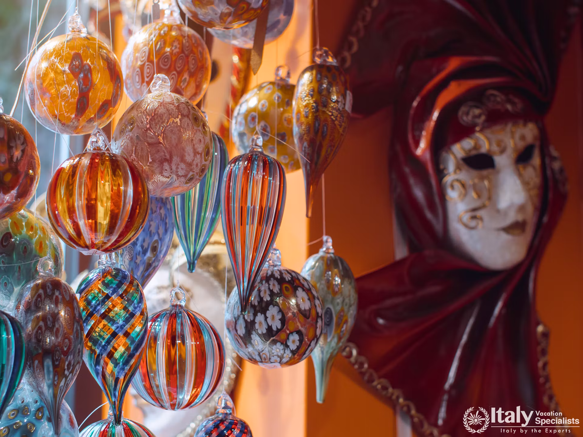 Colorful Glass Ornaments and Decorative Mask 2026 09 23 21 28 35 Utc, Murano, Venetian Lagoon