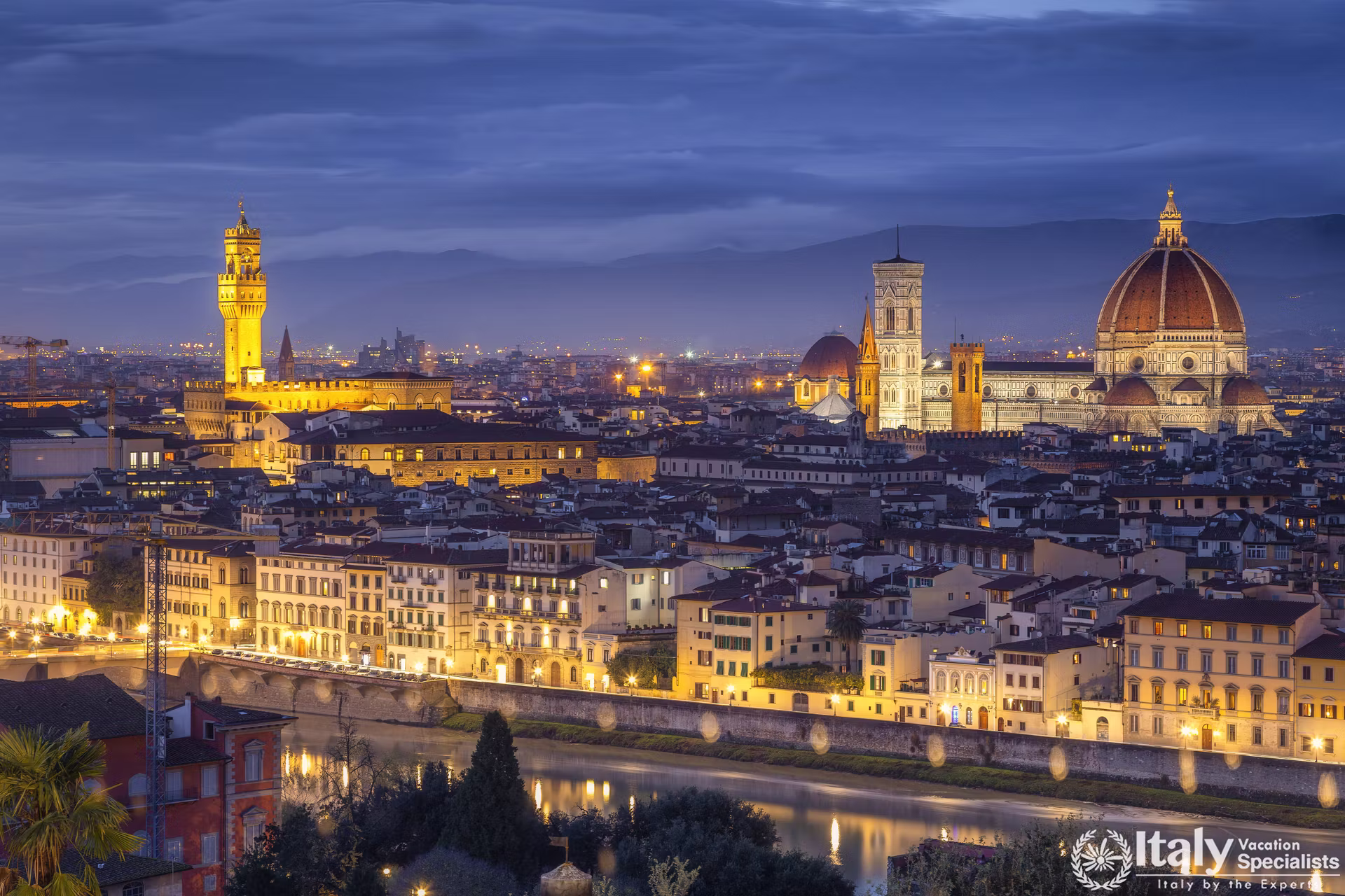 Blue Hour Over Florence Skyline Sunset View from 2026 09 24 13 22 07 Utc, PIazzale Roma, Venice