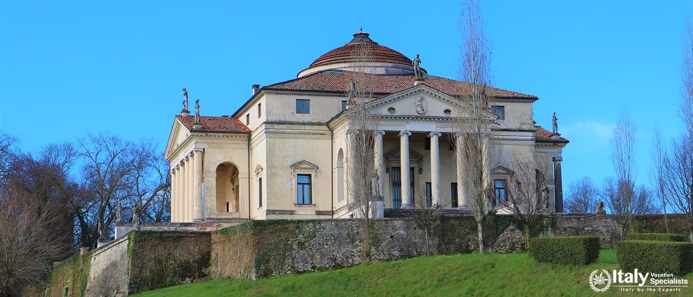 Villa Capra called La Rotonda at Vicenza (Italy) It's probably the most famous villa in the world