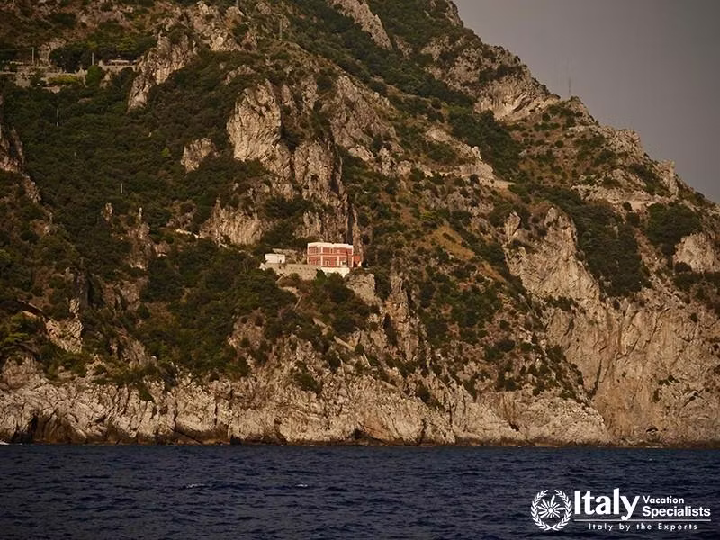 Rocks of the Amalfi Coast, Italy.
