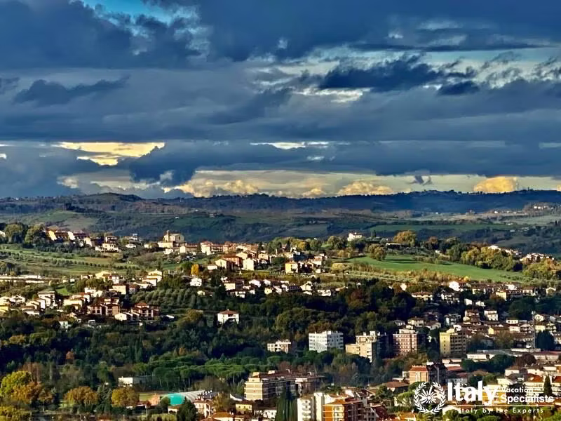 Views from Narni over Umbria Landscape