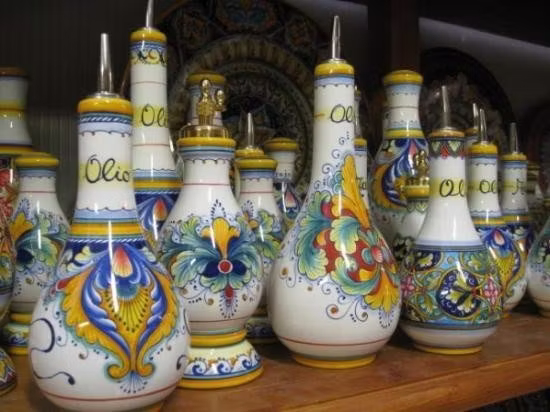 Ceramics from Deruta, Umbria, Italy