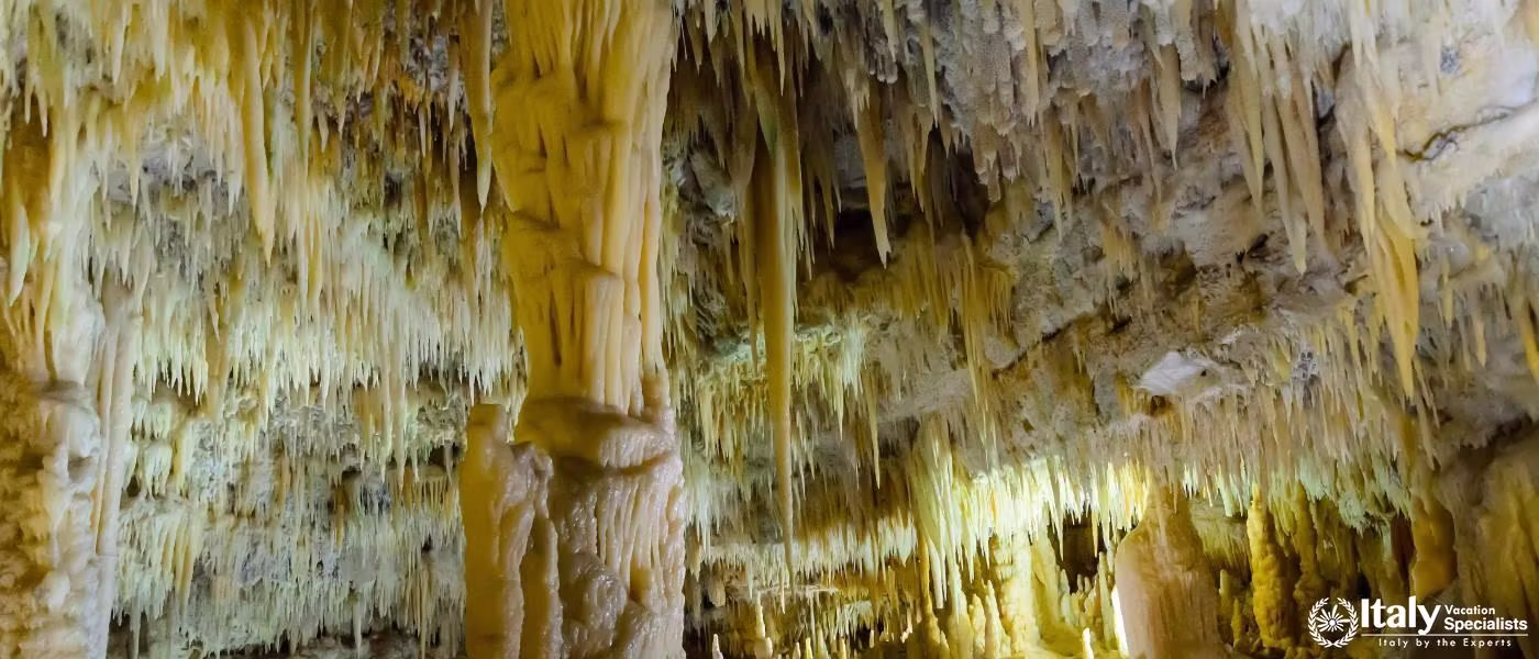 Inside the Grotte Della Castellana, Italy 