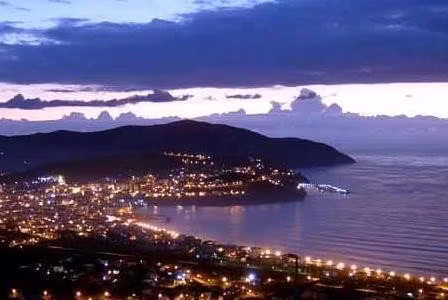 Agropoli town at Sunset 