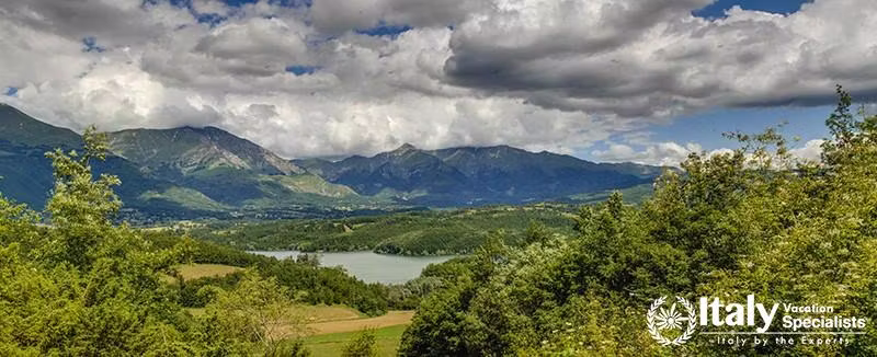 Gran Sasso National Park with Lake Salaria 