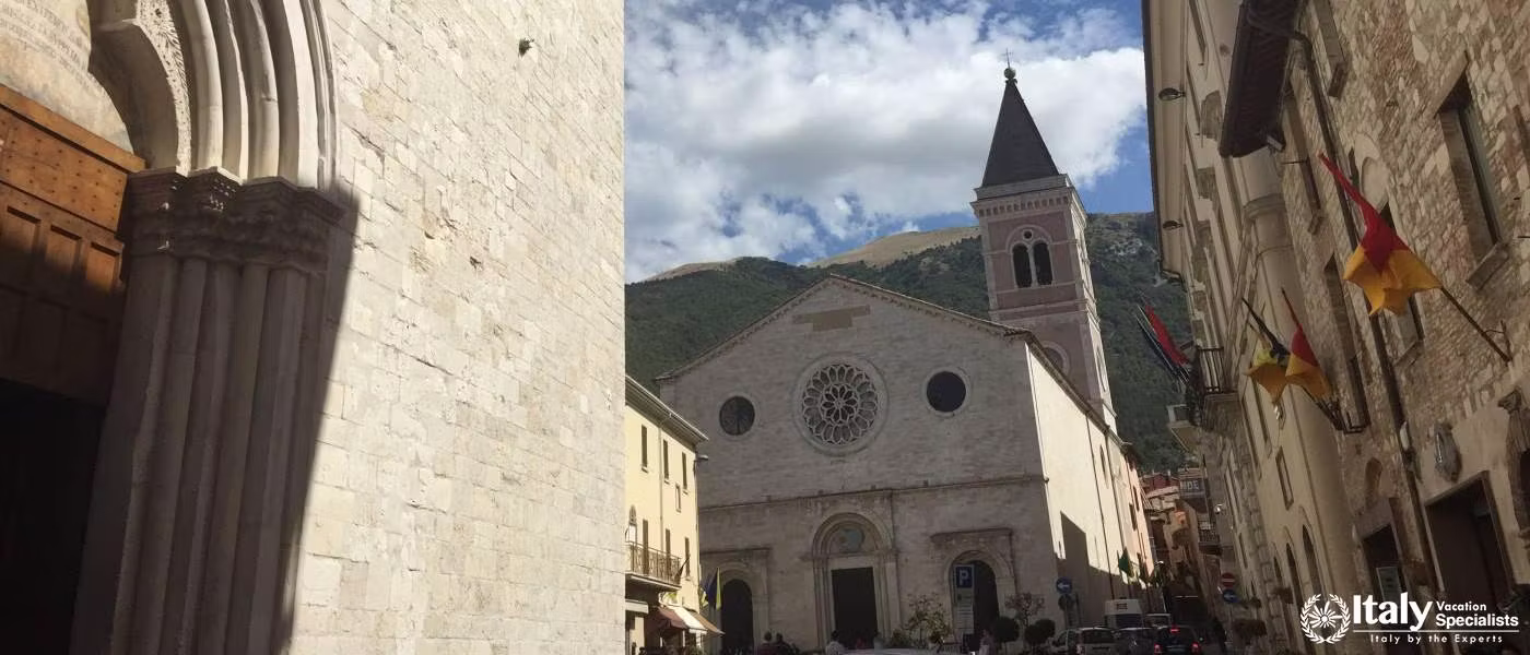 Main Square Gualdo Tadino, Umbria 