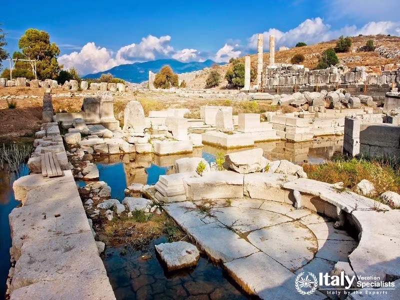 Letoon - Sanctuary of Leto Goddess near the Ancient Lycian City Xanthos, Turkey