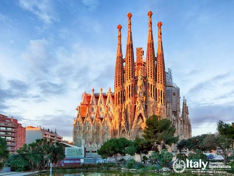 La Sagrada Familia, the Impressive Cathedral Designed by Gaudi, in Barcelona, Spain
