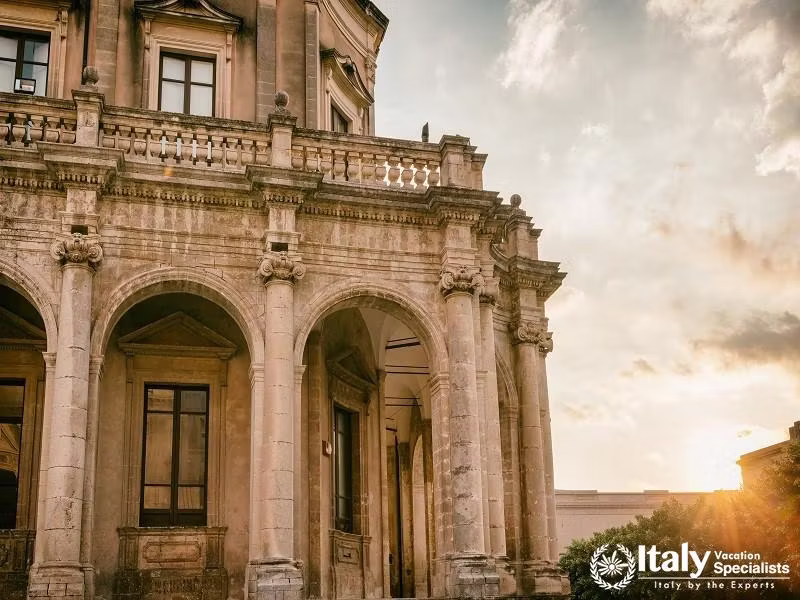 The Baroque town hall of Noto