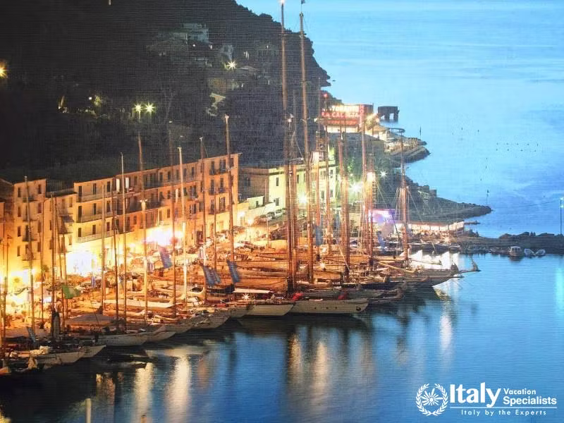 Evening Lights as Seen Porto Santo Stefano, Tuscany 