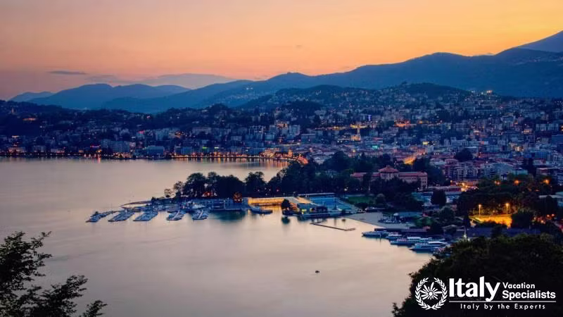 Beautiful view Tramonto Lugano