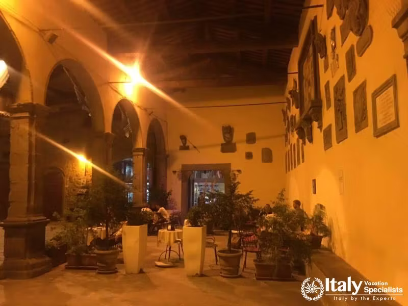 Central Piazza at Castiglion Fiorentino - Tuscany - Italy 