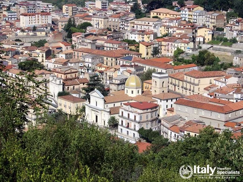City and Cathedral, South Italy, Lamezia Terme, Calabria