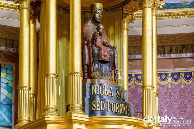 Black Madonna of Tindari, Sicily 