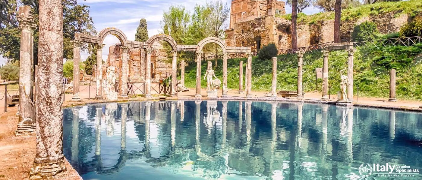 travel experience in Villa Adriana - Hadrian's Villa - Tivoli Italy with private tours and local guides