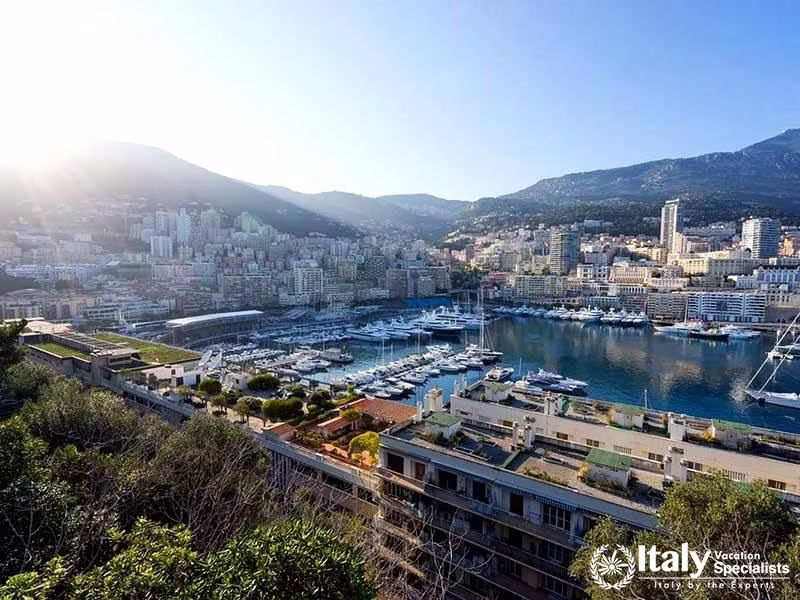 Harbor port in Monaco