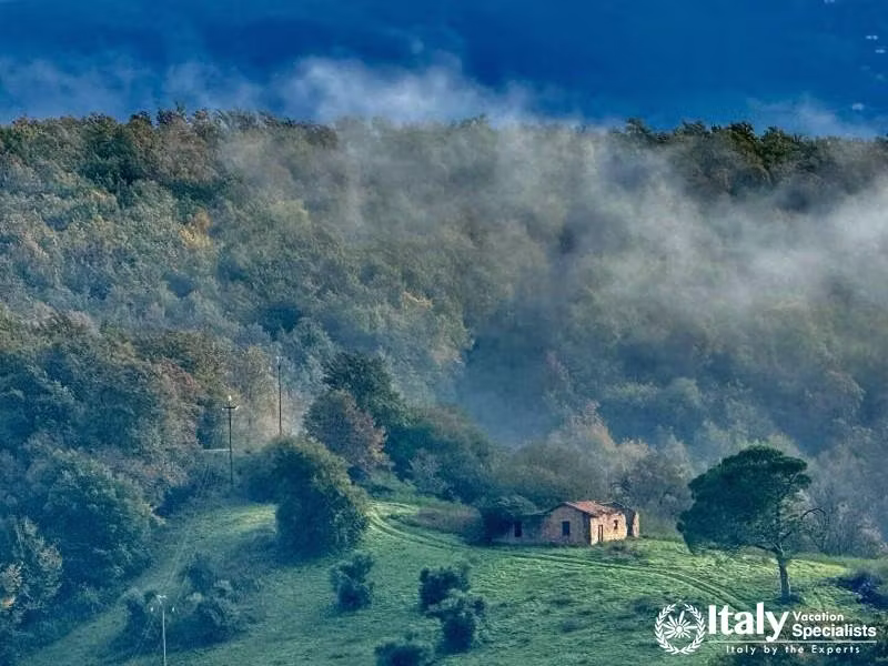 Incredible landscapes of Sabina region Italy 