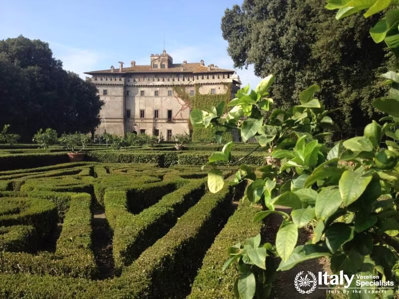 Villa Lante at Viterbo, Lazio Italy 