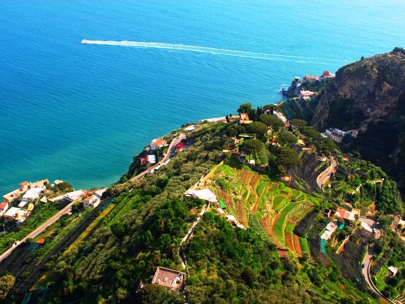 View of Amalfi Coast from Ravello