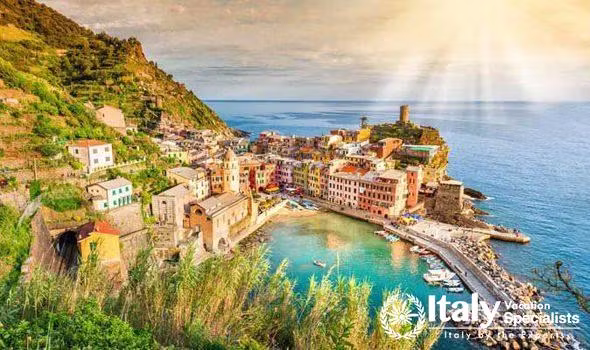Beautiful view of Liguria