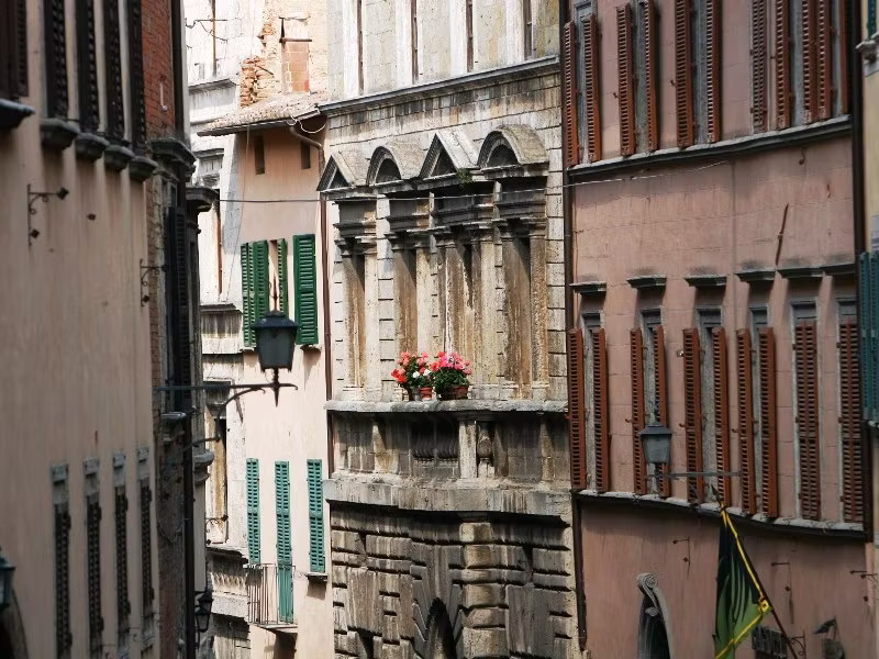 Street in Montepulciano, Tuscany 