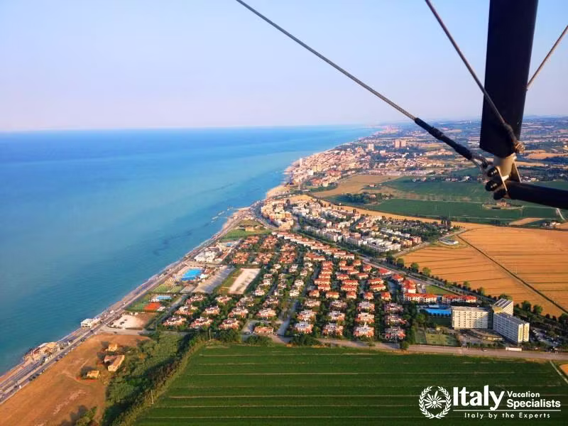 Marche Countryside - Where the Vineyards Roll into the sea 