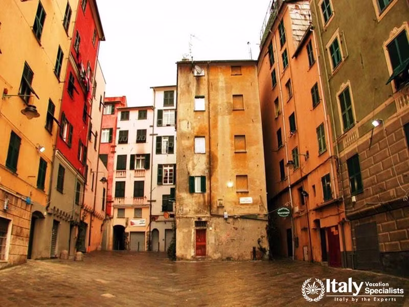 Beautiful color of Genoa Italy