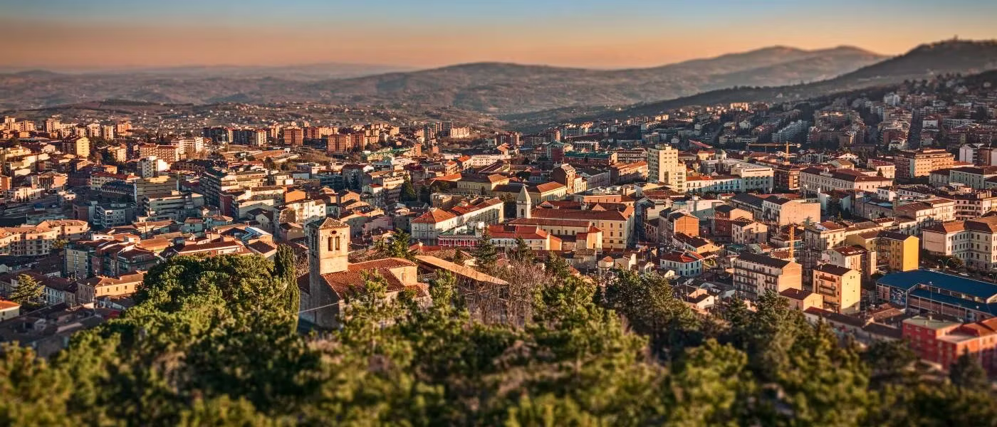 Beautiful CampoBasso Molise Region Italy 