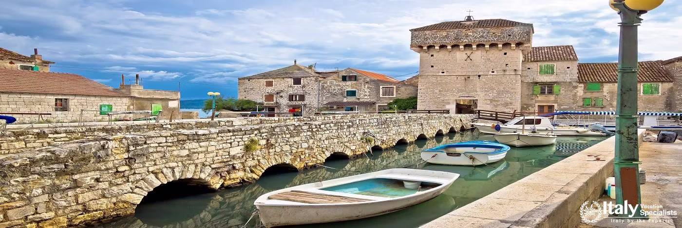 Kastel Gomilica Historic Island Near Split, Dalmatia, Croatia