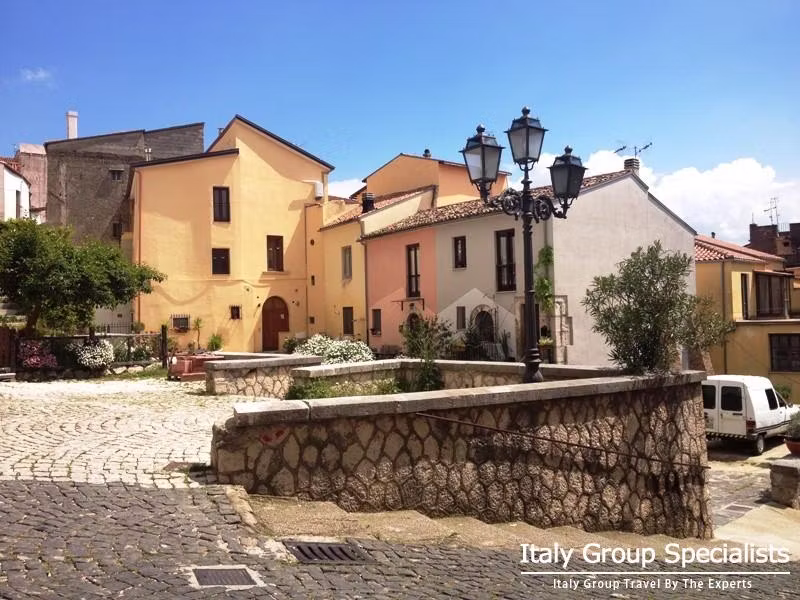 Town of Venafro in the heart of the Molise region 