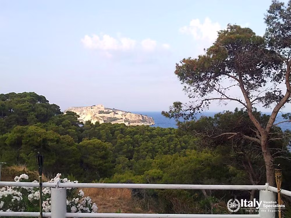 Panoramic View of San Nicola Island from Hotel Eden – Tremiti Islands