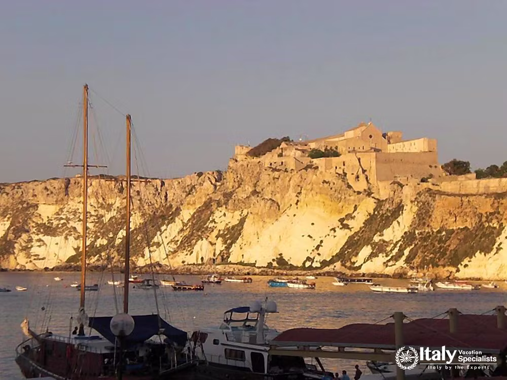 San Nicola Island at Sunset from Hotel Eden – Tremiti Islands