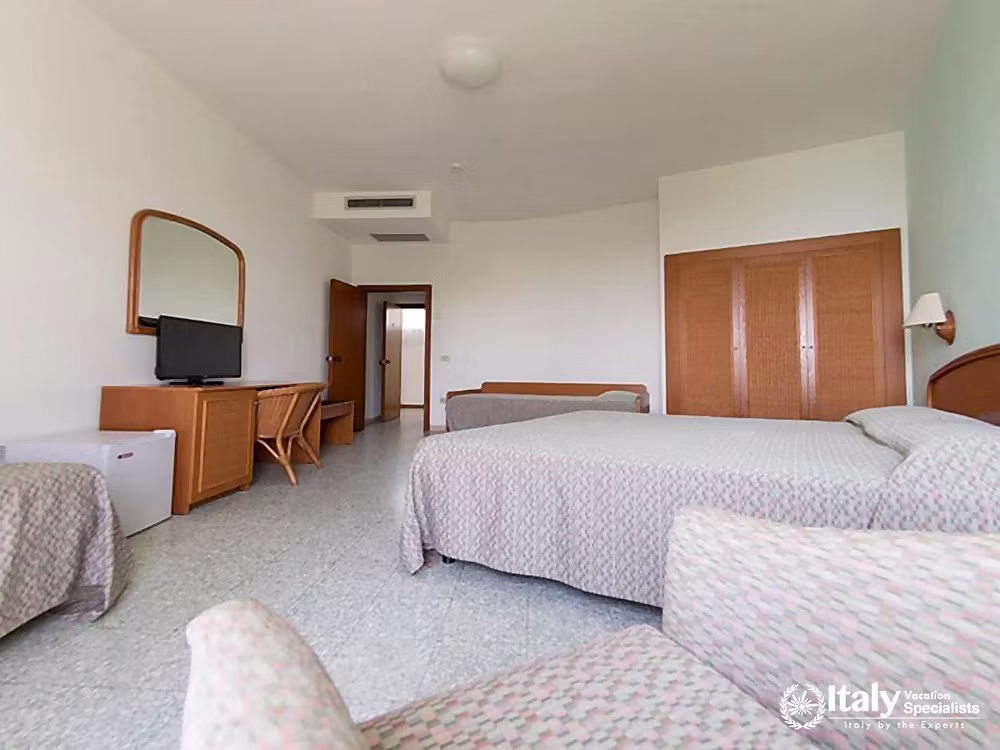 Spacious Family Guest Room at Hotel Eden – Tremiti Islands