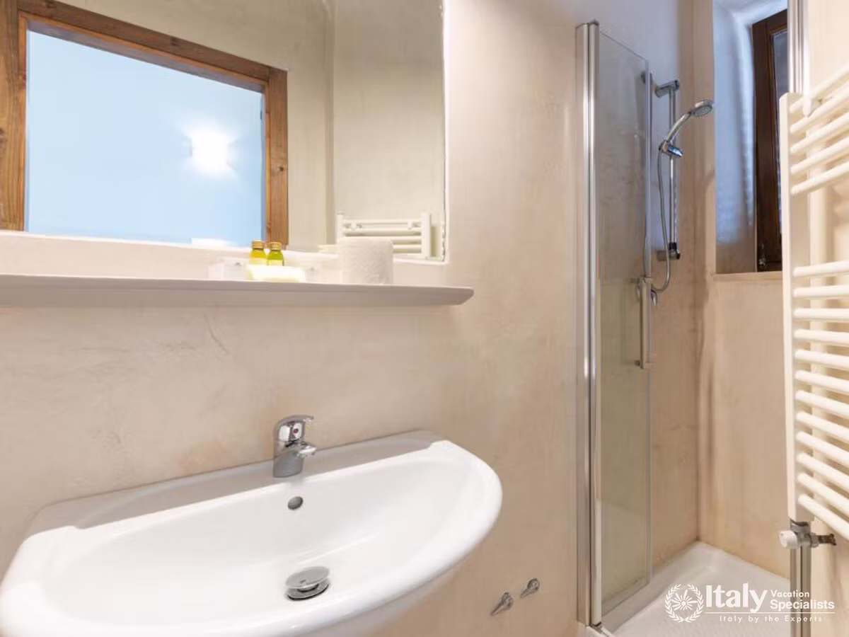 Modern Bathroom with Walk-In Shower Facilities