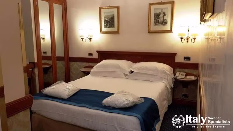 Beautiful bedroom in Hotel Barberini