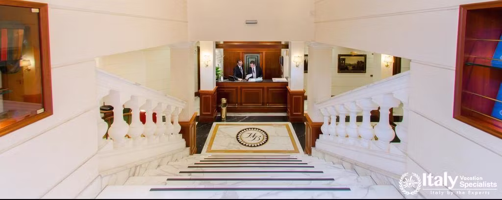 Reception at Hotel Barberini