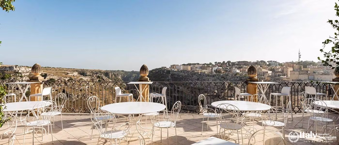 Outdoor Sitting in Palazzo Gattini Luxury Hotel