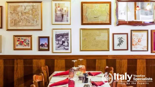 Osteria Oliva Nera Particolare Decorazione
