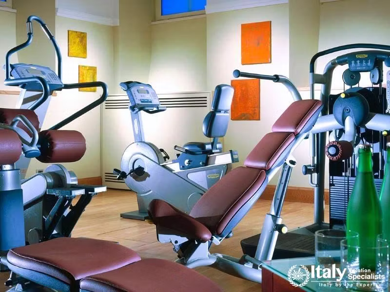 Fully-equipped fitness center for an energizing workout at Hotel Capo dAfrica.