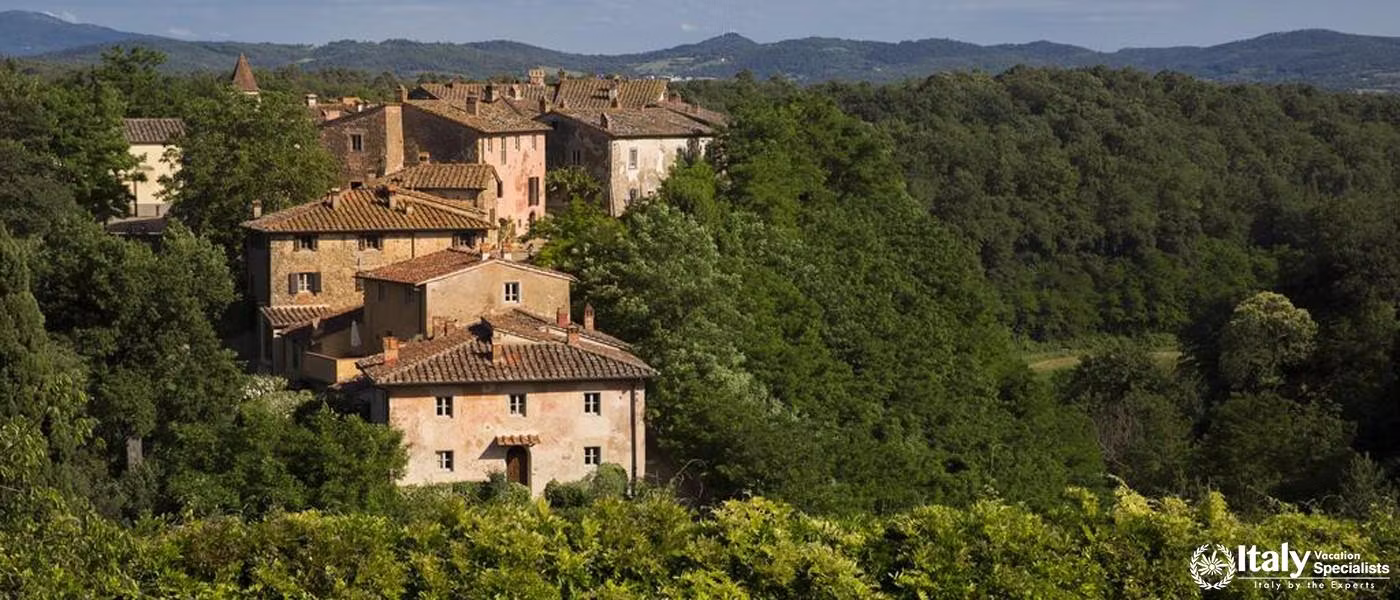 Panoramic view of Relais & Chateaux il Borro
