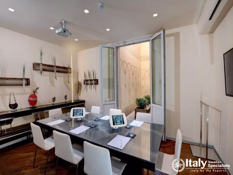 Conduct productive meetings in a modern and serene setting equipped with all amenities.
