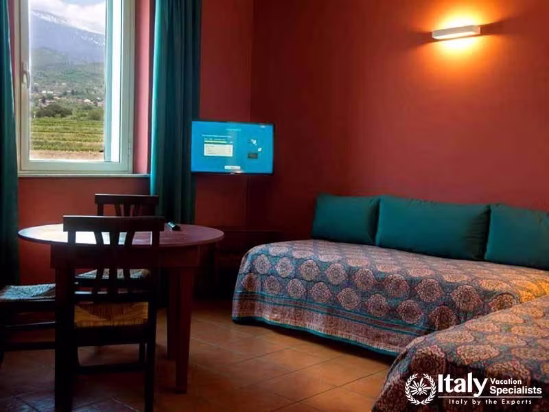 Relax in Style: Plush Lounge Area at Agriturismo Tenuta San Michele