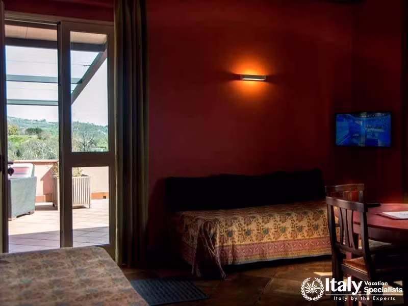 Etna View: A Room with a Balcony at Agriturismo Tenuta San Michele
